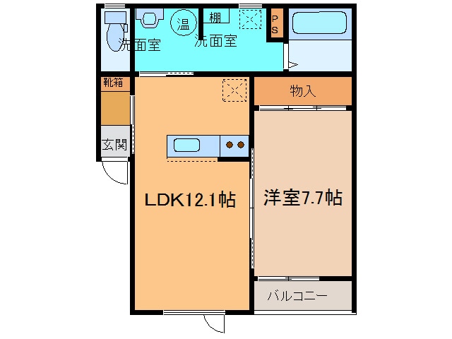 間取り図 TOWN西5南17ベリーⅡA