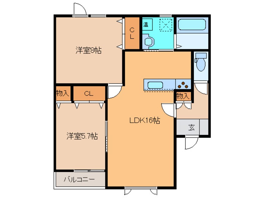 間取図 East　GardenⅡ