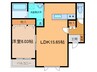 ヴィスタサⅠ 1LDKの間取り