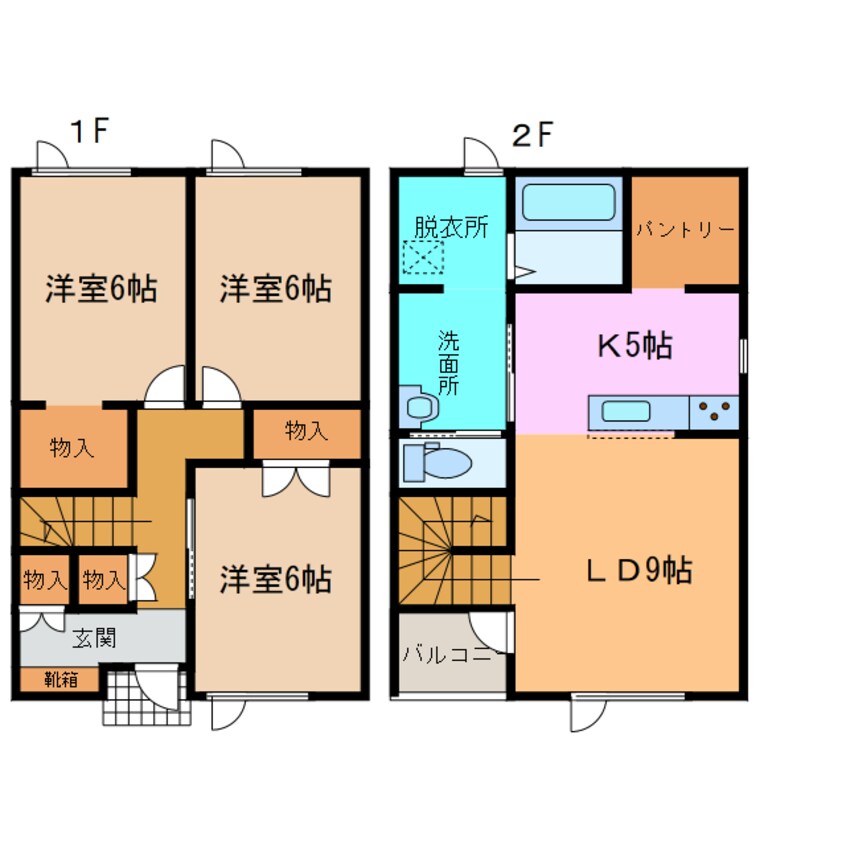 間取図 TOWN8　A棟