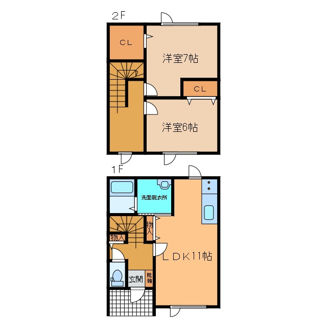 間取り図 クレーネーB