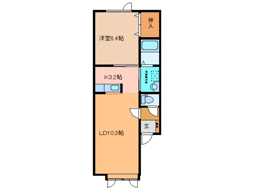 間取図 クラルテ