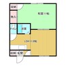 辻ハイツ 1LDKの間取り