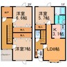 サンリットA棟 3LDKの間取り