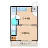 ローデハイム 1DKの間取り