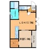 Ａqua Cout（アクアコート） 1LDKの間取り