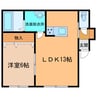 HAL　garden 1LDKの間取り