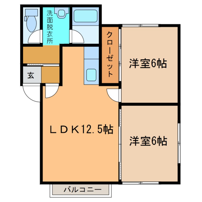 間取図 ブルーハイツ1010