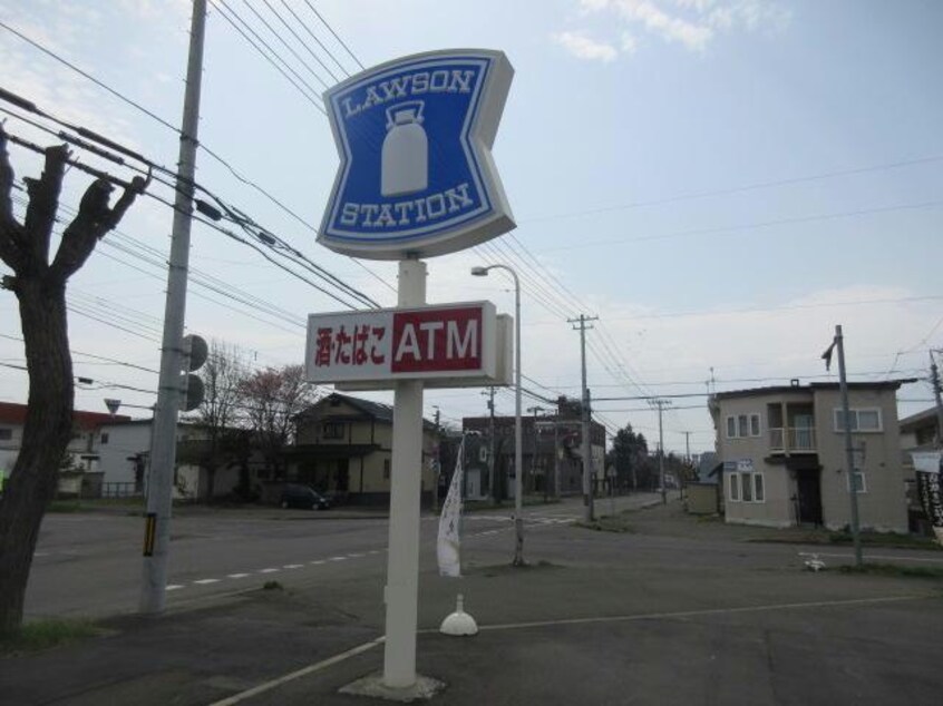 ローソン帯広東9条南店(コンビニ)まで636m ブルーハイツ1010