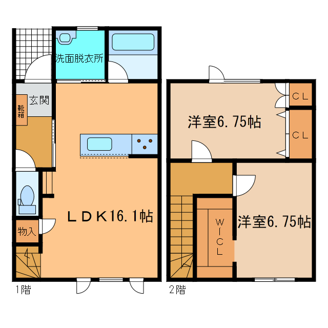 間取り図 TOWN東12南5