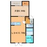 Dermozo（デルモゾ） 1LDKの間取り