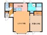グラシア613 1LDKの間取り