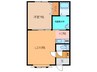 CASA LUNA 1LDKの間取り