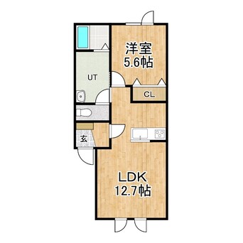 間取図 仮）西11南16AP
