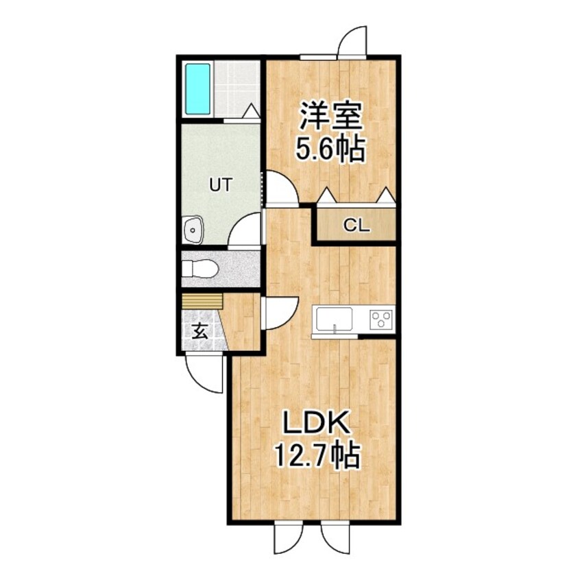 間取図 仮）西11南16AP