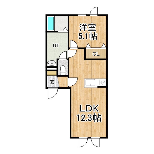間取り図 仮）西11南16AP