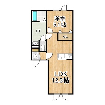 間取図 仮）西11南16AP