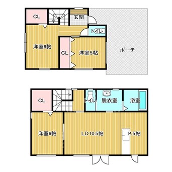 間取図 根室本線・花咲線/帯広駅 徒歩22分 築6年