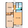 細田マンション第2 2DKの間取り