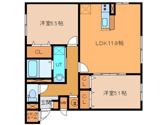 間取図 BB・WEST