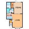 フリーデン 1LDKの間取り