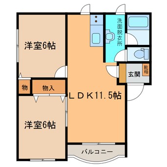 間取図 コート1025