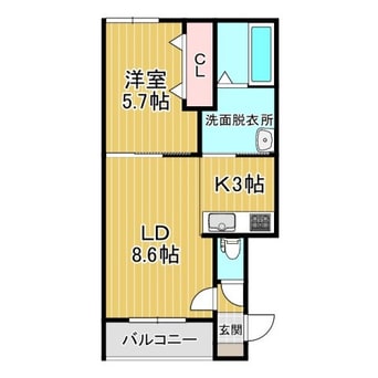 間取図 ClalaⅠ