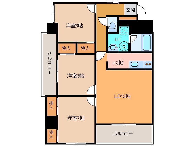 間取り図 CENTER CTIY5