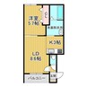 ClalaⅠ 1LDKの間取り