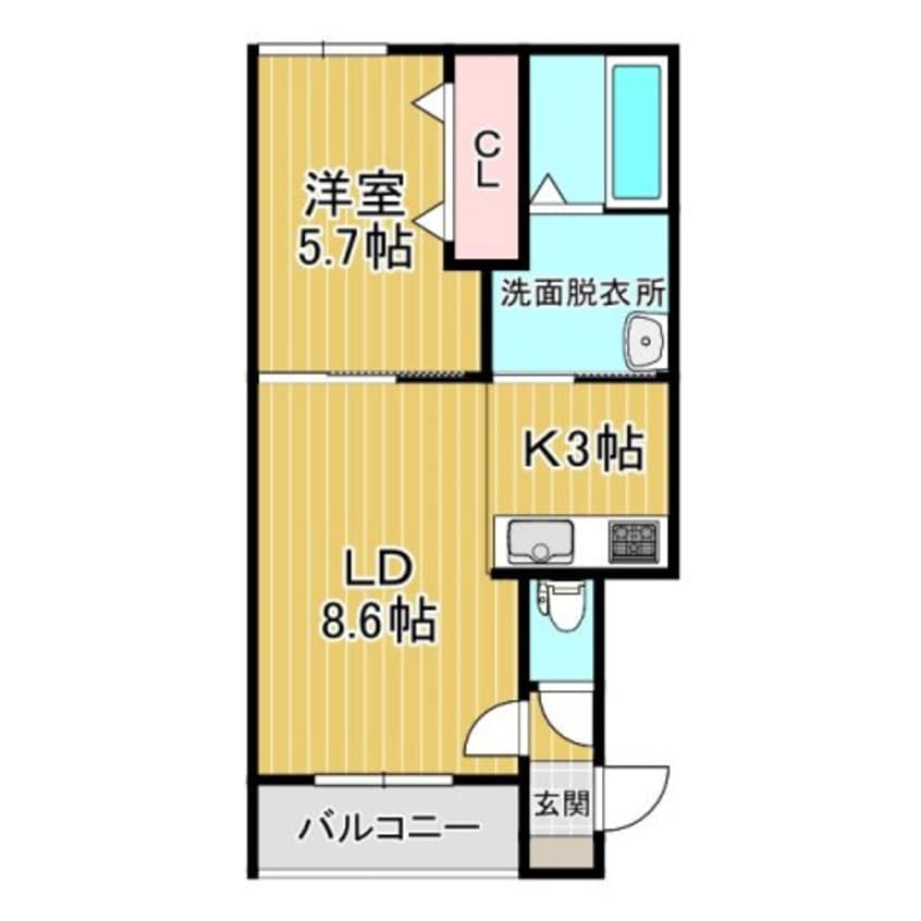 間取図 ClalaⅠ