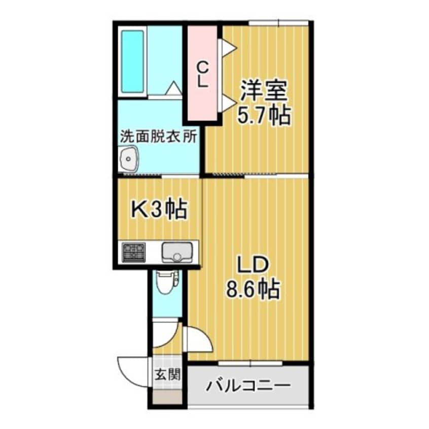 間取図 ClalaⅠ