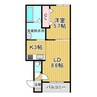ClalaⅠ 1LDKの間取り