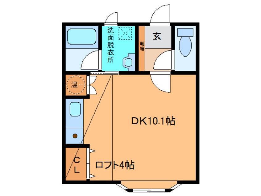 間取図 ピュア6条