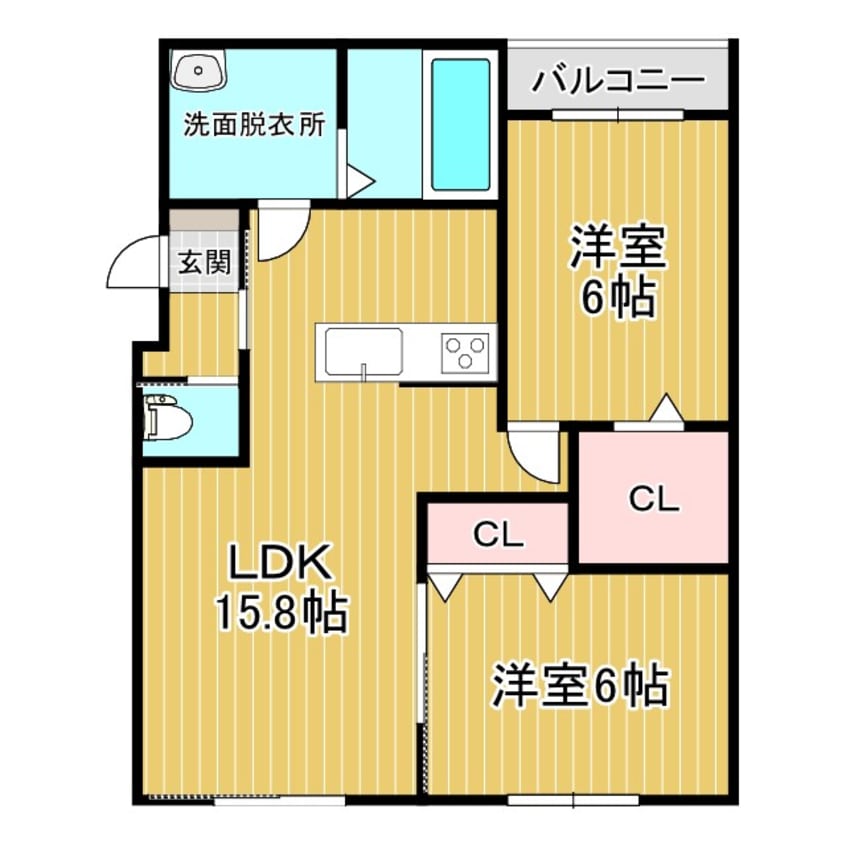 間取図 仮称）西6南29ＭＳ