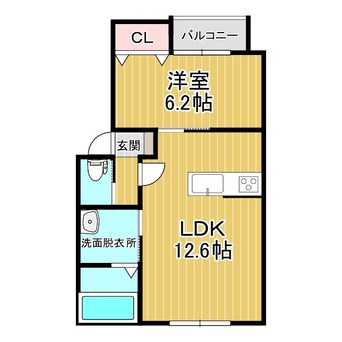 間取図 仮称）西6南29ＭＳ