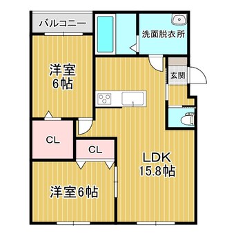 間取図 仮称）西6南29ＭＳ