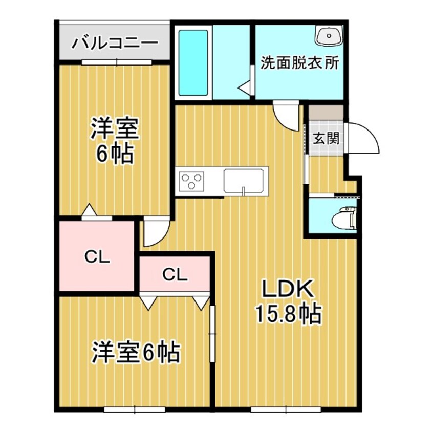 間取図 仮称）西6南29ＭＳ