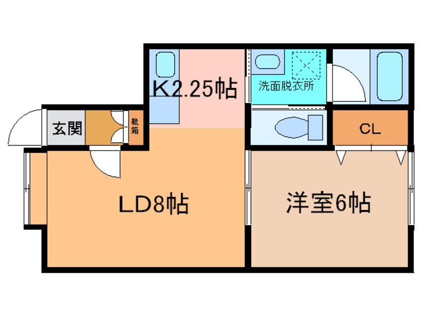 間取図 ラ・ポレールひばり野