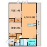 札内新北シドニー館 2LDKの間取り