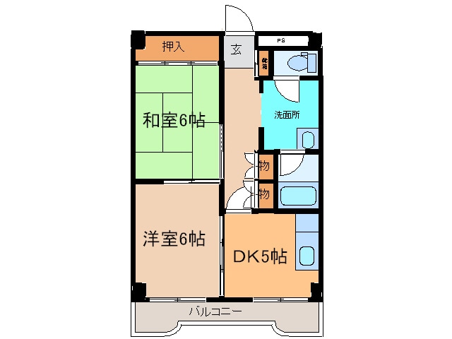 間取り図 シャトー帯広