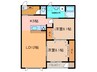 イーストシンセイ 2LDKの間取り