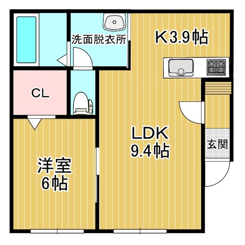 間取図 根室本線・花咲線/帯広駅 徒歩12分 1階 建築中