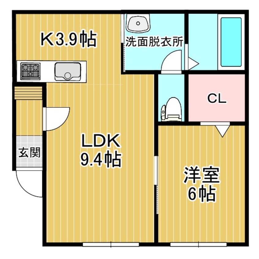 間取図 根室本線・花咲線/帯広駅 徒歩12分 1階 建築中
