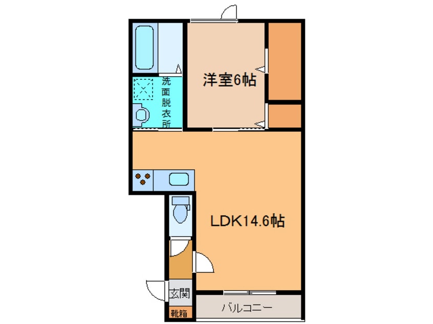 間取図 Class帯広Ⅱ