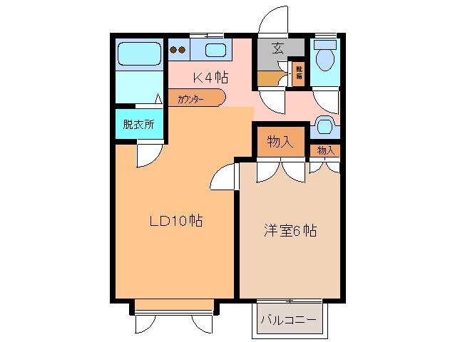 間取り図 コーポラス大倉