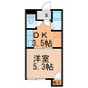 スプルート16 1DKの間取り