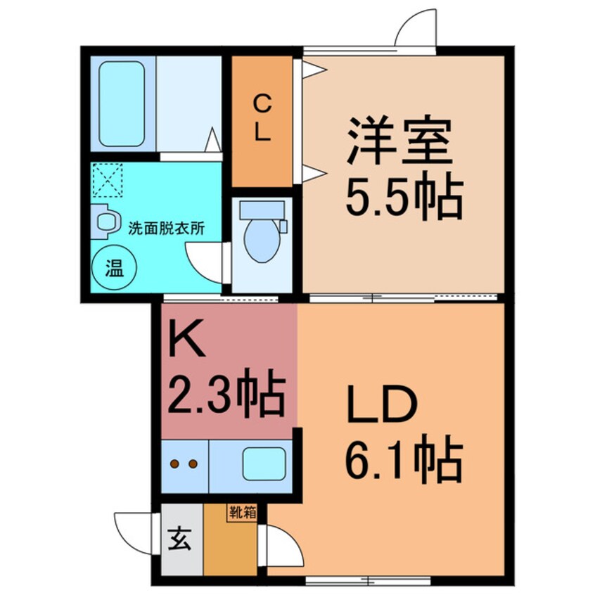 間取図 ドルフ①