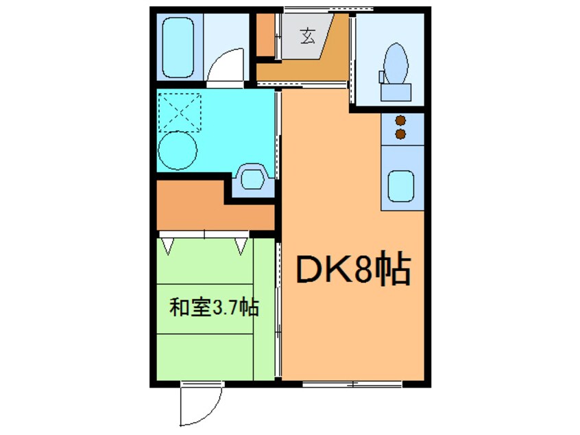 間取図 ふれあいマンション花園