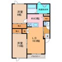 TOWNエース４の間取図