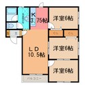 ピアッツァ202の間取図